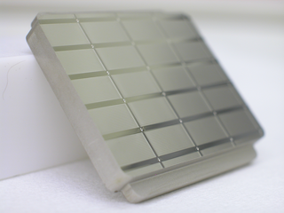 Hot-embossing stamp with cylindrical lens-arrays